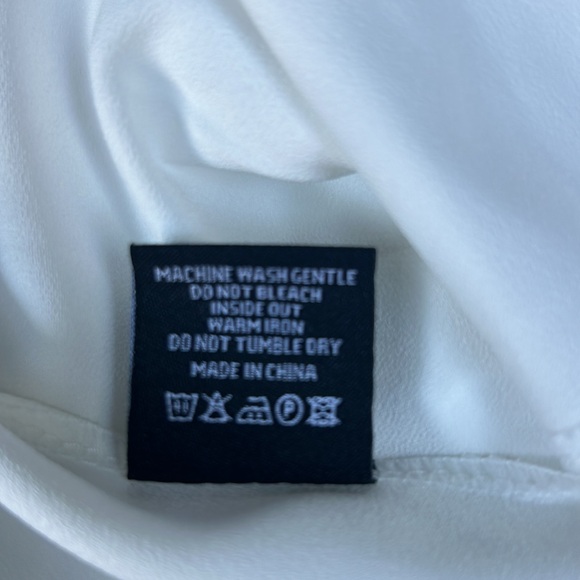 **5 MORE DAYS TO MAKE OFFER** Momokrom white satin crop top - Picture 6 of 9